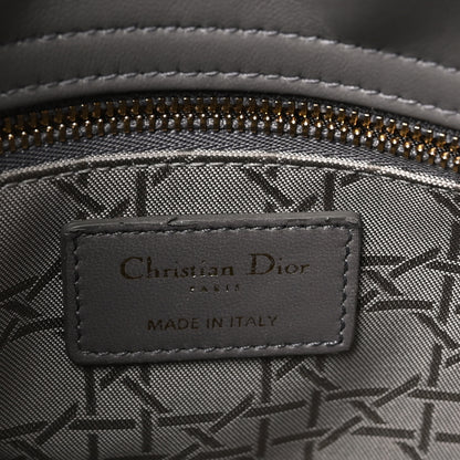Christian Dior Lambskin Cannage Small My ABCDior Lady Dior Grey 6 of 10
