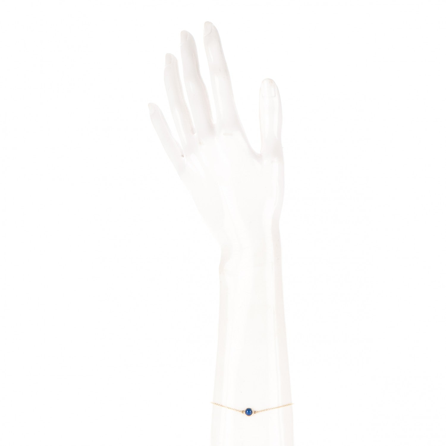 Tiffany 18K Yellow Gold Lapis Elsa Peretti Color By The Yard Bracelet 2 of 6