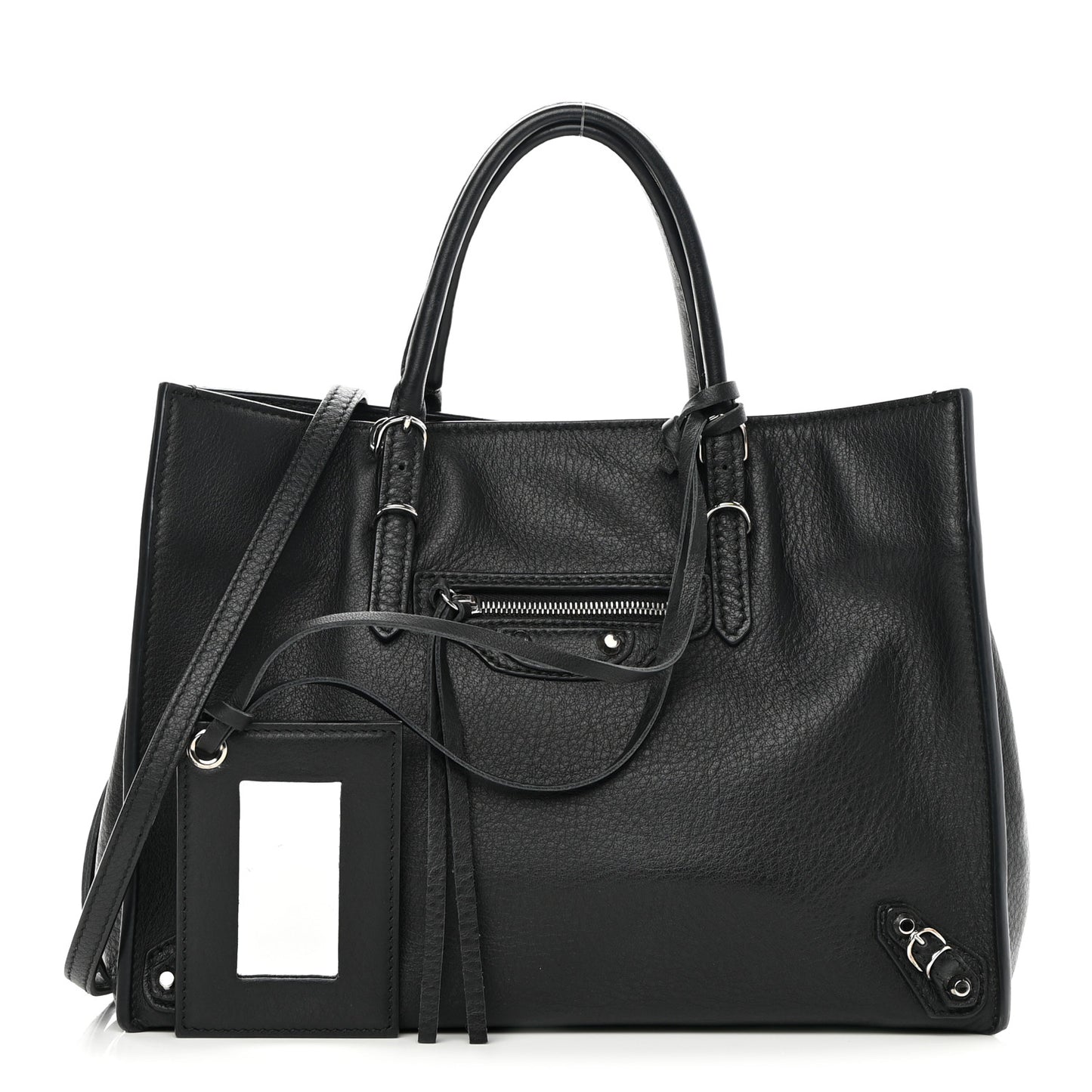 Veau Papier A6 Zip Around Tote Black