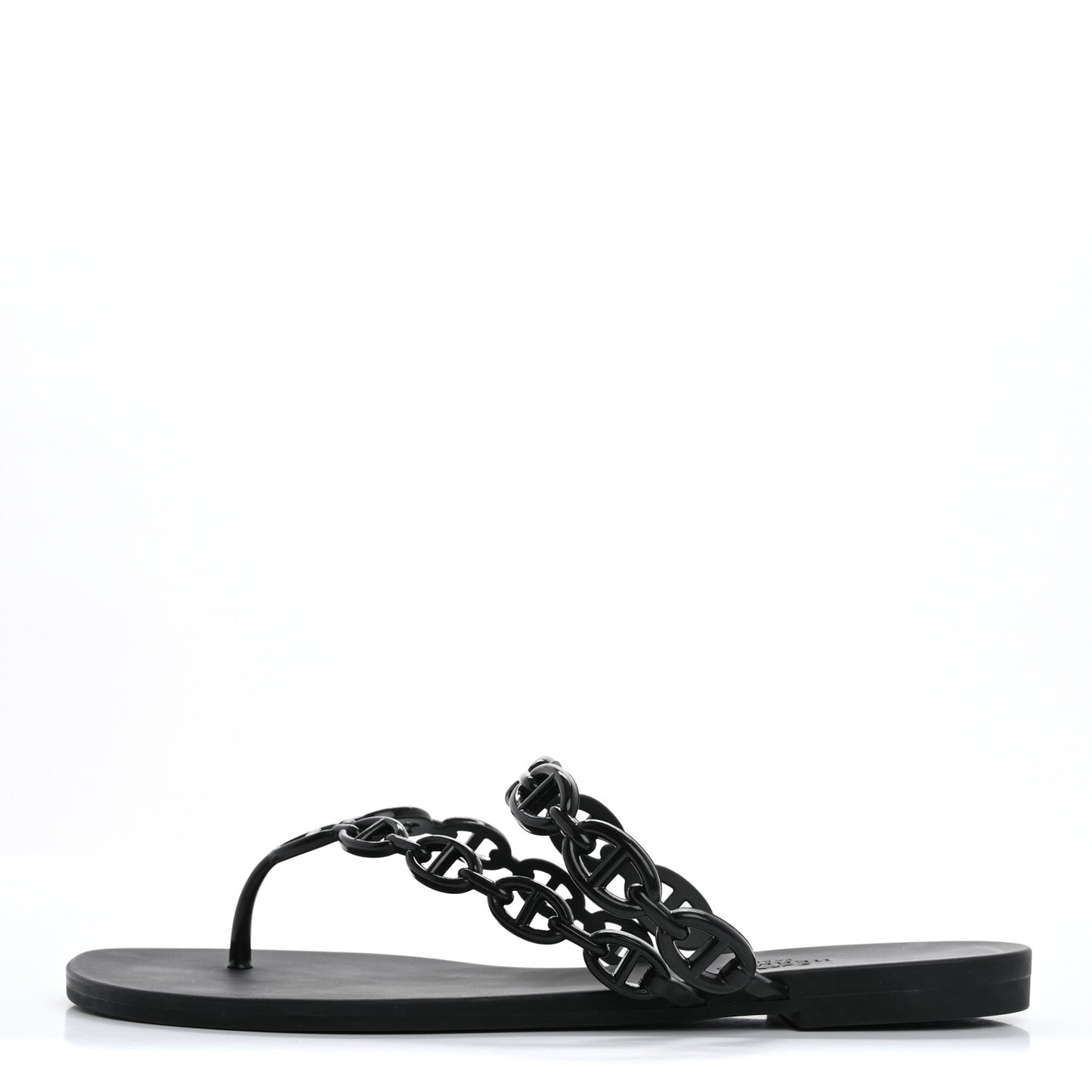 Rubber Chaine d'Ancre Island Sandals 39 Black