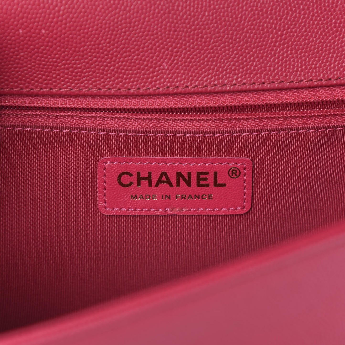 Caviar Quilted New Medium Boy Flap Dark Pink