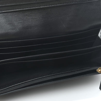 Burberry House Check Bridle Calfskin Penrose Continental Wallet Black 5 of 7