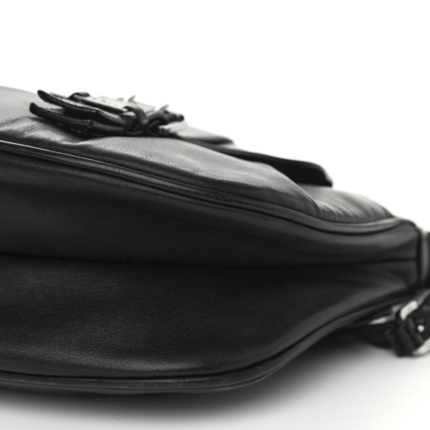 Calfskin Shoulder Bag Black