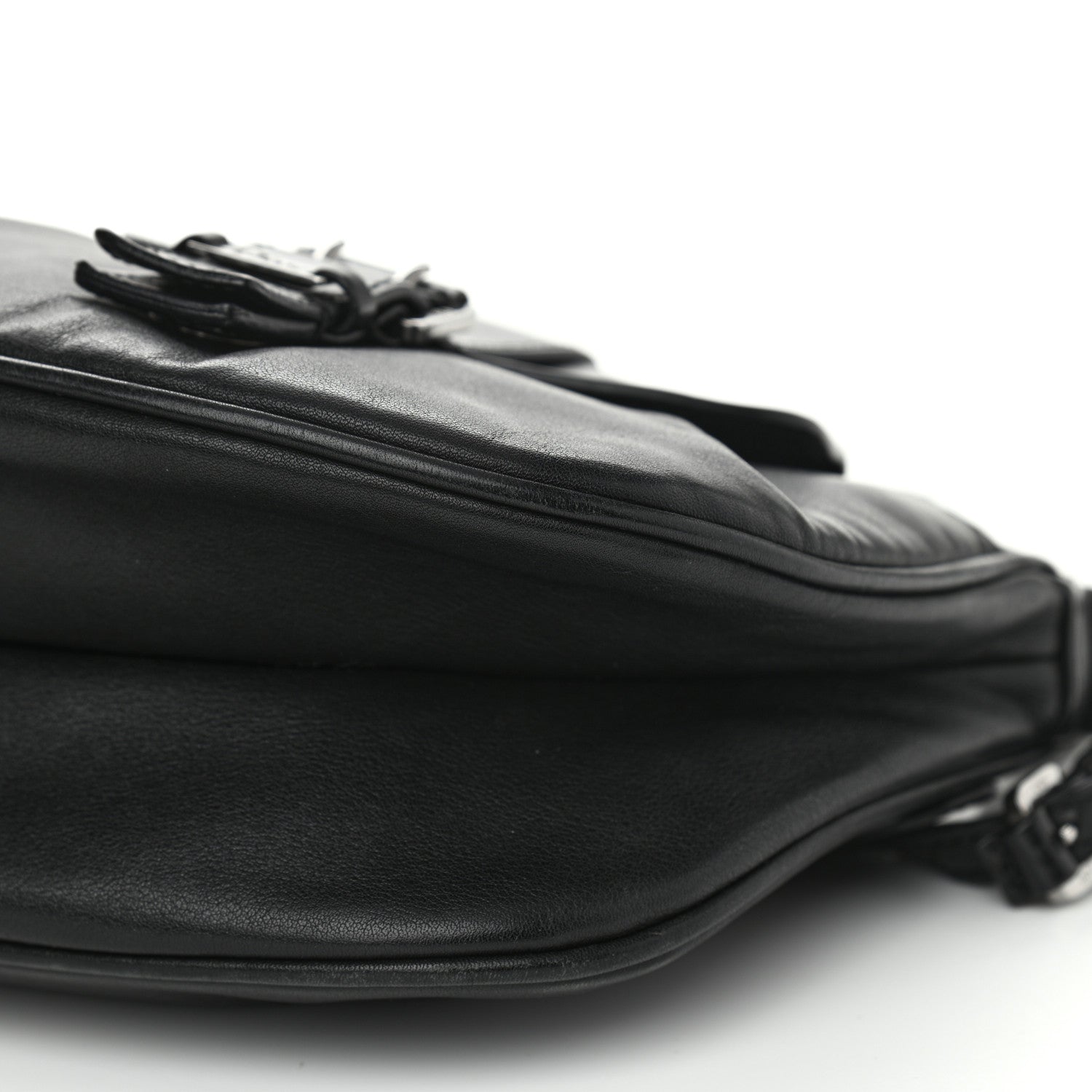 Christian Dior Calfskin Shoulder Bag Black 9 of 18