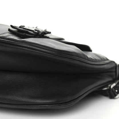 Christian Dior Calfskin Shoulder Bag Black 9 of 18