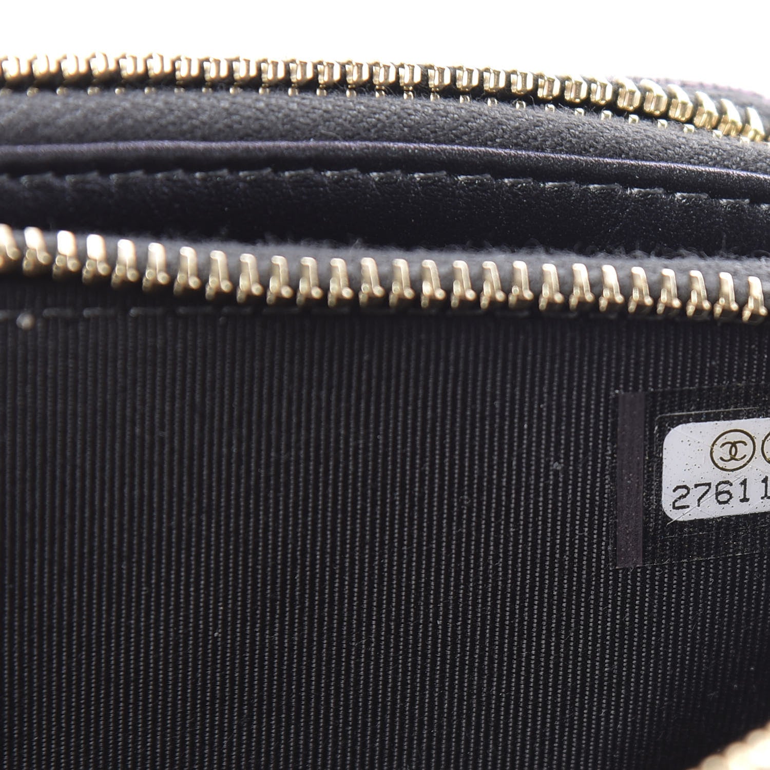 Chanel Iridescent Caviar Quilted Clutch With Chain Black 10 of 11