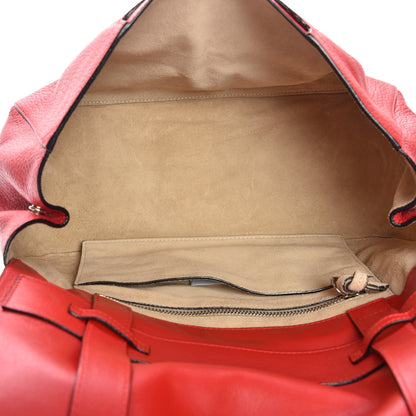 Proenza Schouler Pebbled Calfskin Double Sided PS Courier Bag Red 5 of 7