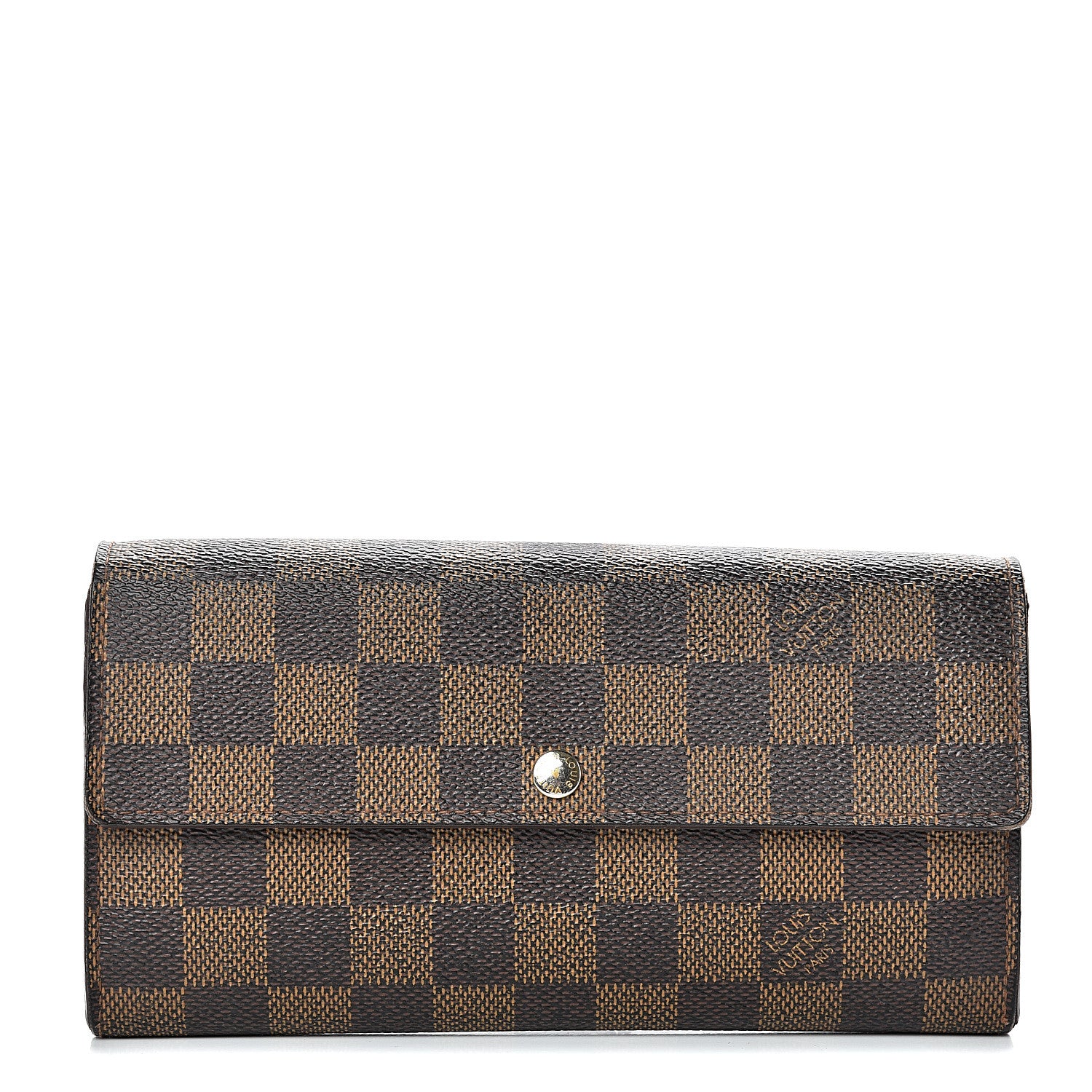Louis Vuitton Damier Ebene Sarah Wallet 1 of 15