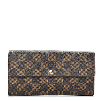 Louis Vuitton Damier Ebene Sarah Wallet 1 of 15
