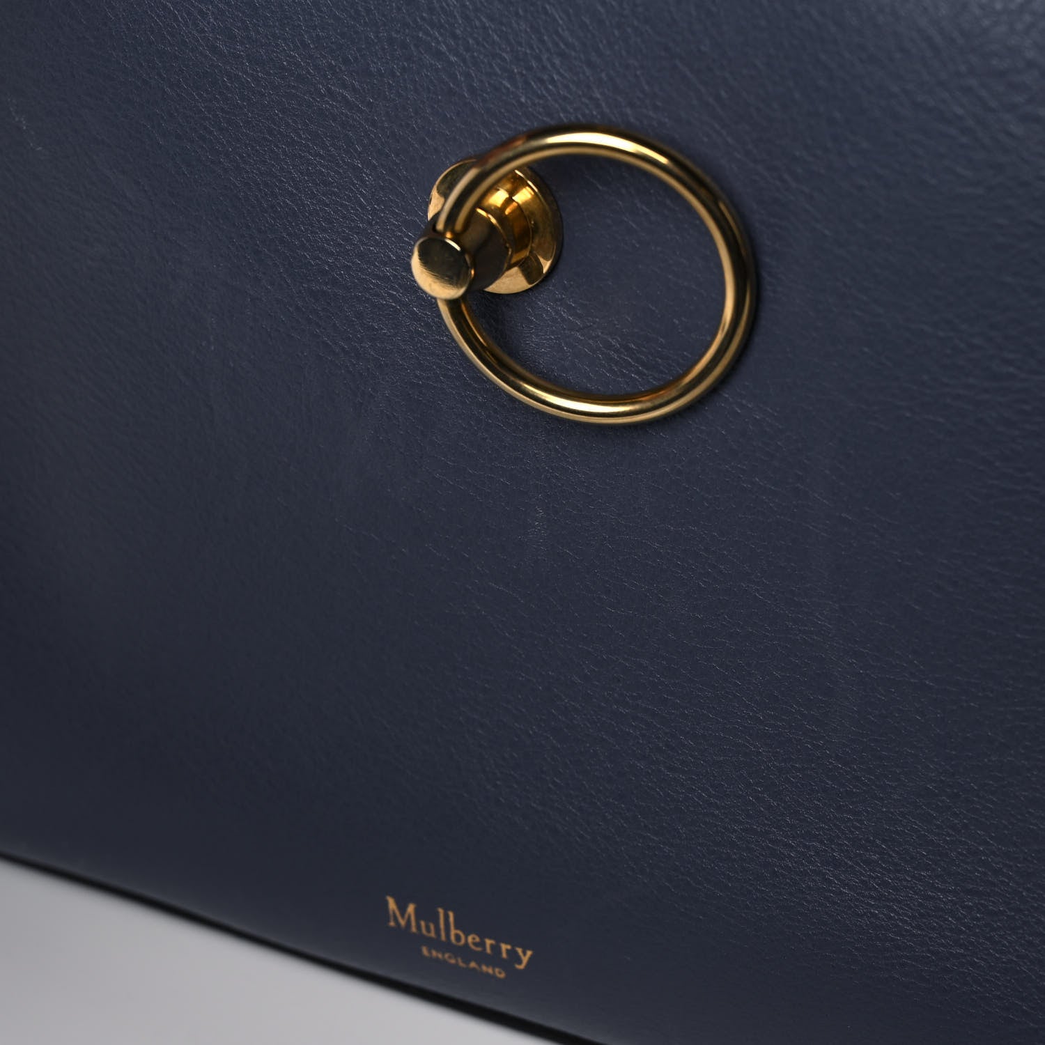 Mulberry Small Classic Grain Calfskin Mini Seaton 12 of 12