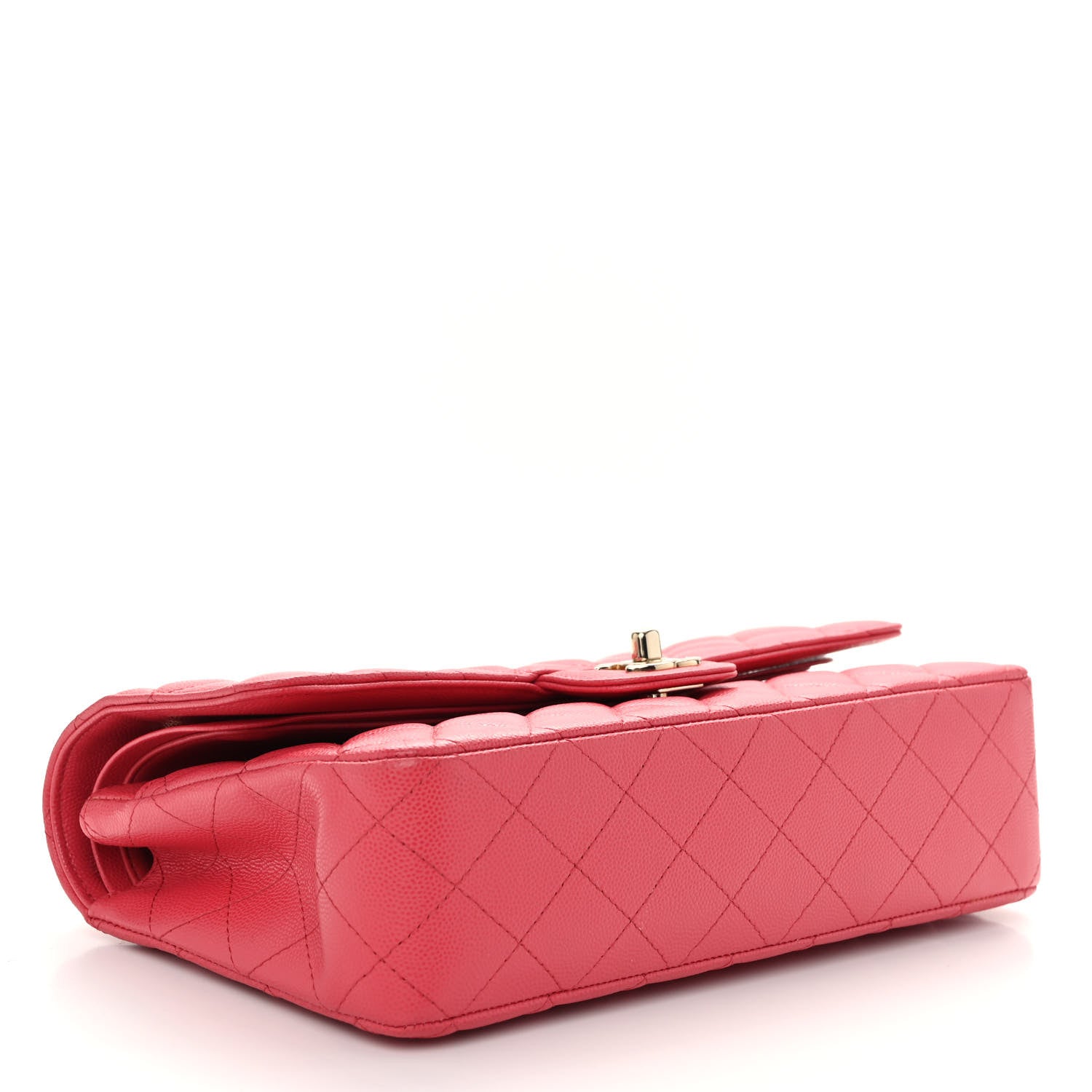 Chanel Caviar Quilted Medium Double Flap Pink 4 of 10