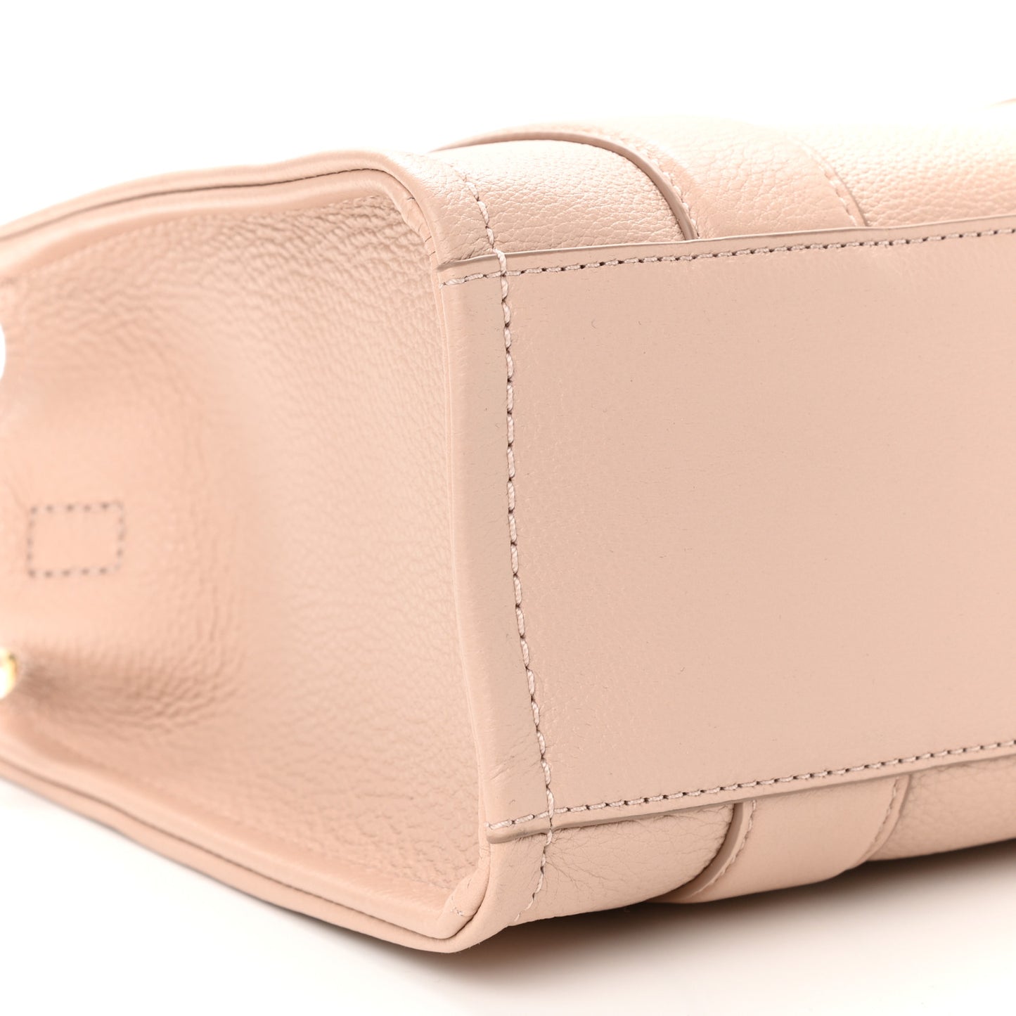 Grained Calfskin Small The Tote Bag Rose Dust