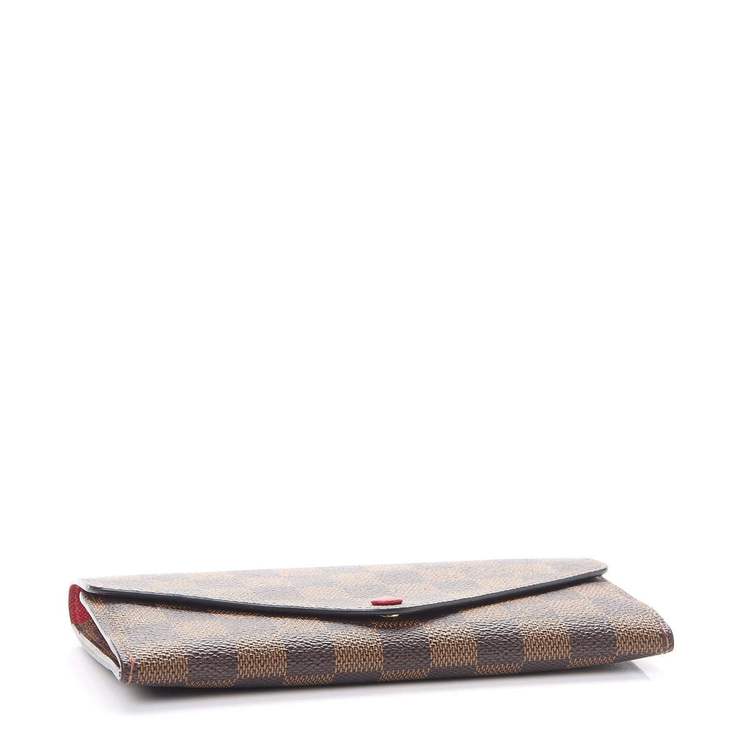 Louis Vuitton Damier Ebene Josephine Wallet Red 4 of 11