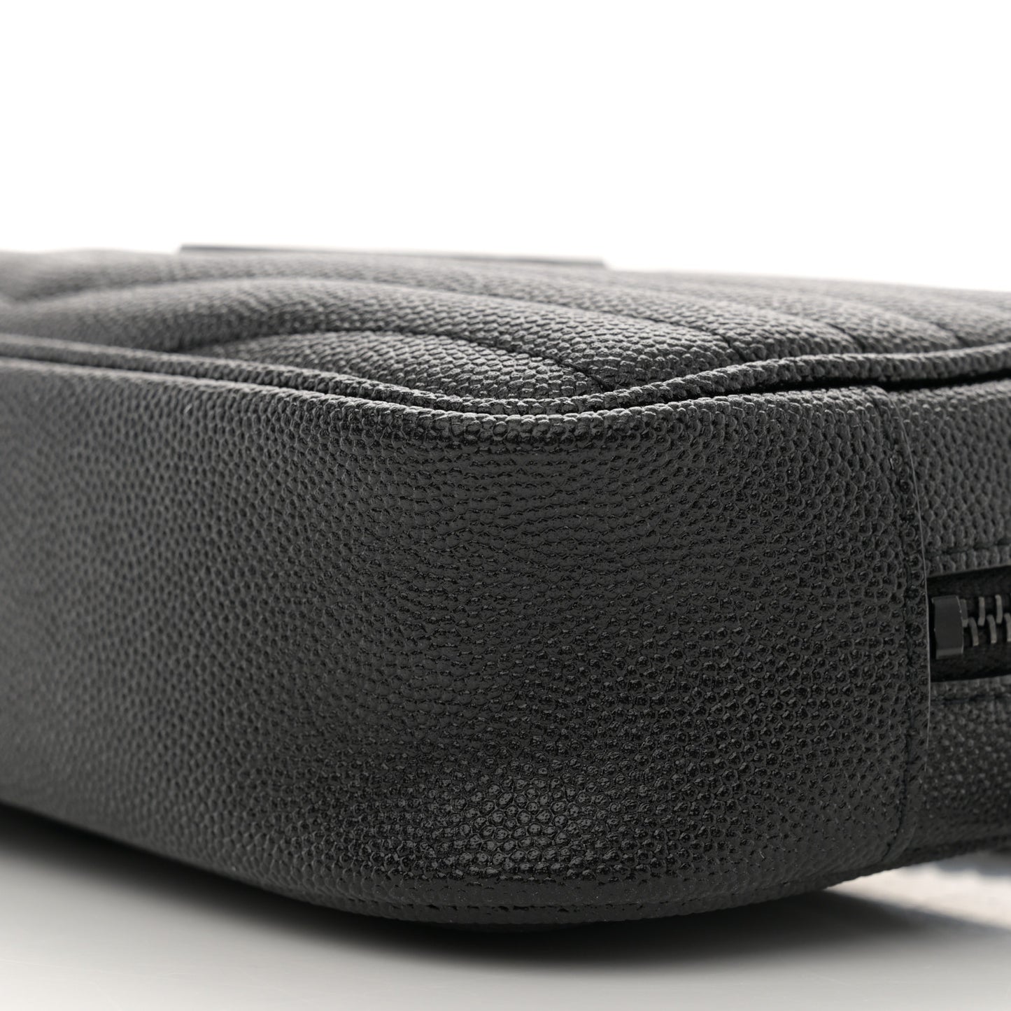 Grain De Poudre Matelasse Monochrome Monogram Mini Lou Camera Bag Black