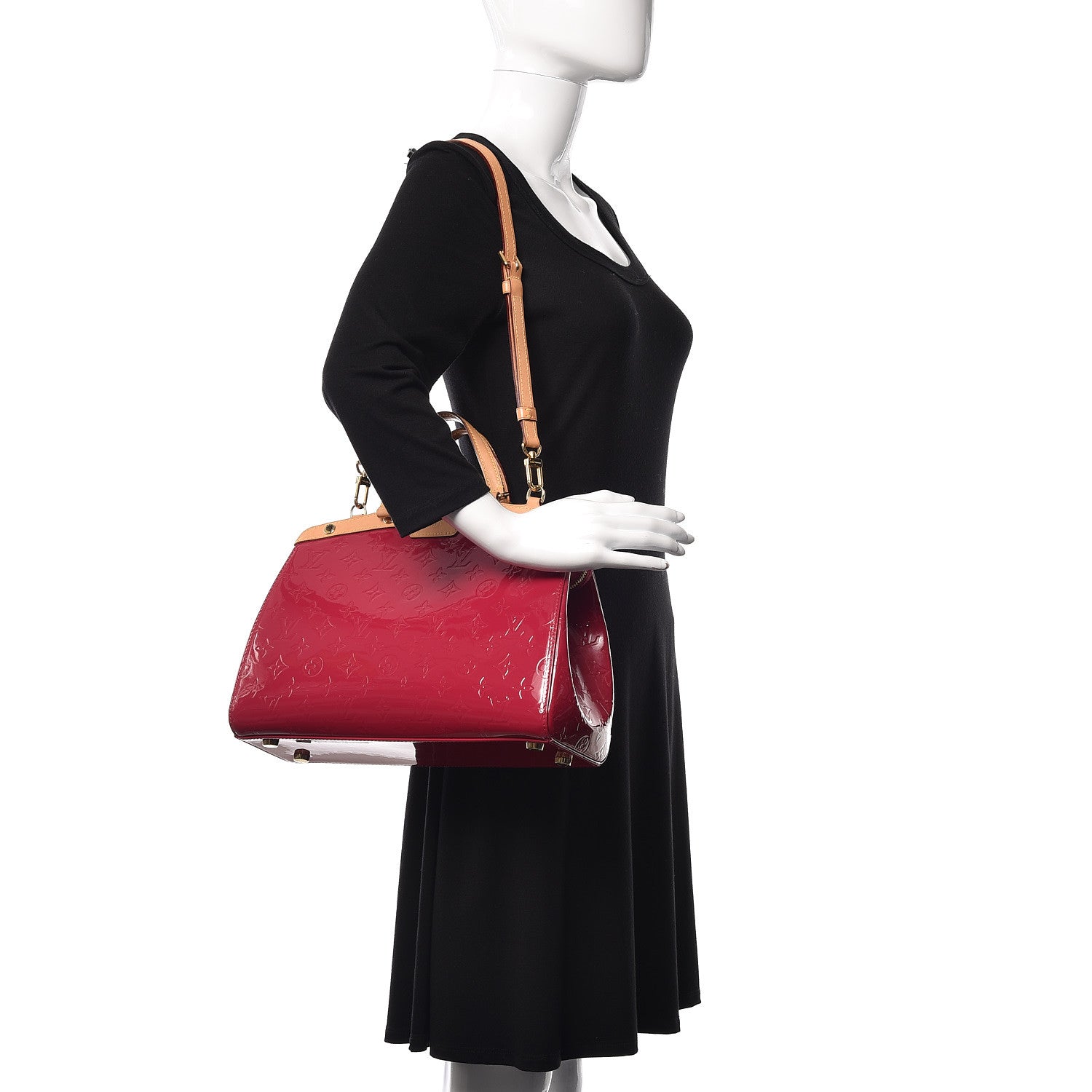 Louis Vuitton Vernis Brea MM Rose Indien 2 of 15
