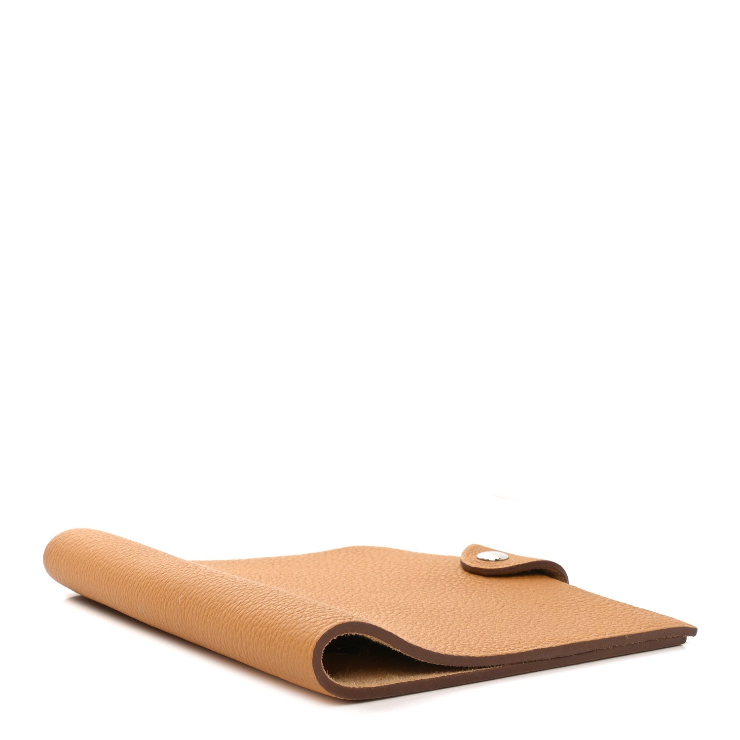 Hermes Taurillon Clemence Ulysse PM Notebook Cover Natural Sable 4 of 6