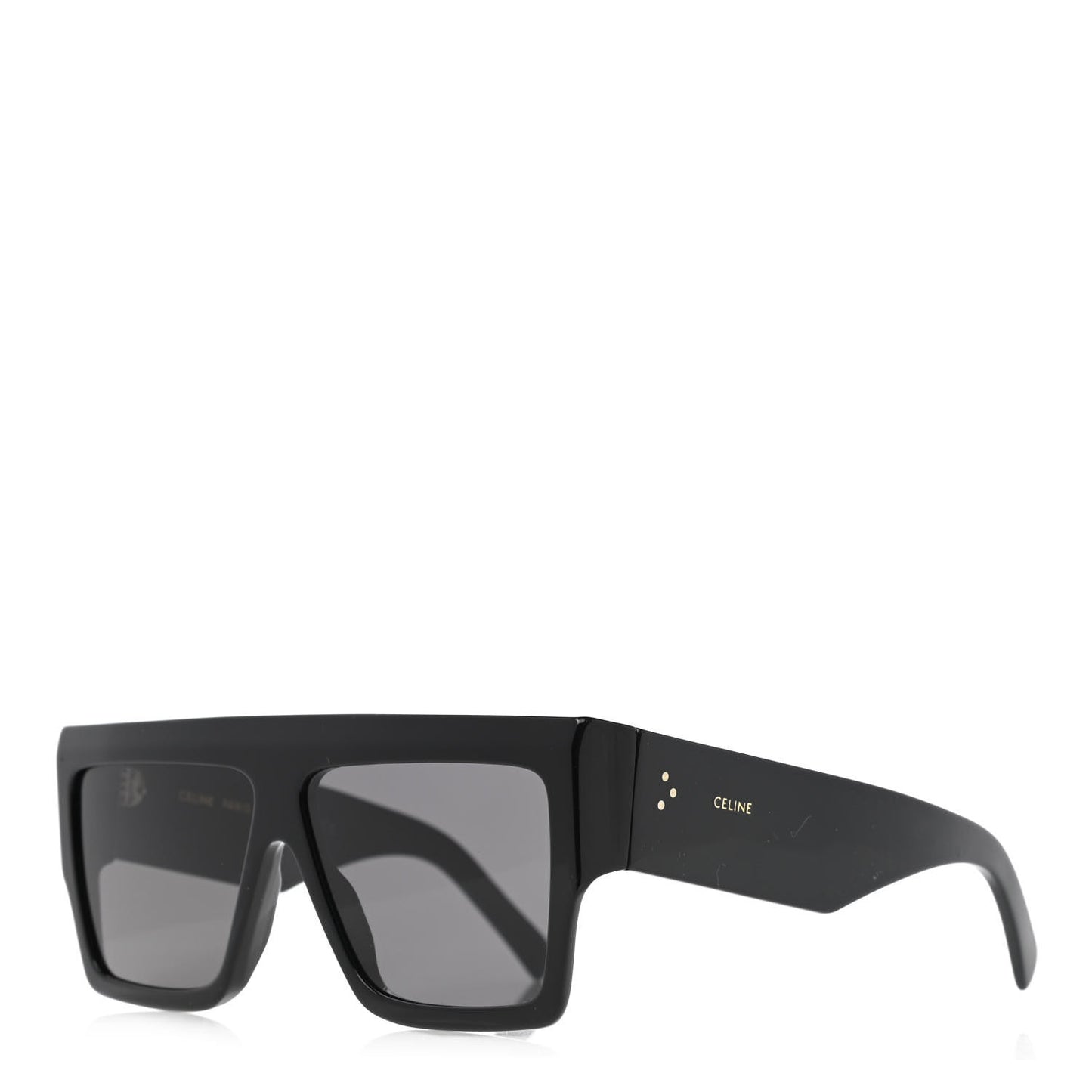 Acetate Chunky Rectangle Sunglasses CL 40092/I Black