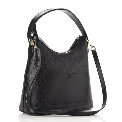 Gucci Guccissima Linea A Hobo Black 3 of 7