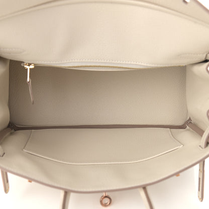 Hermes Togo Birkin 25 Craie 5 of 11