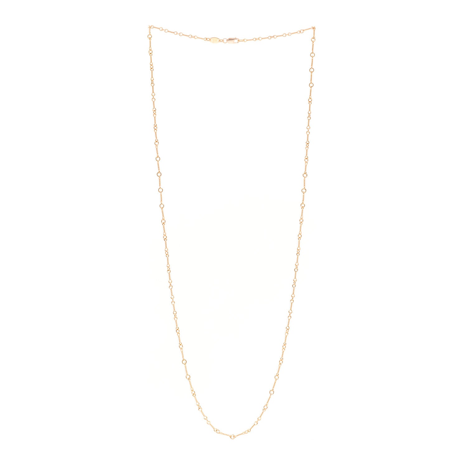 Chrome Hearts 22K Yellow Gold Twist Chain Necklace 24" 3 of 4