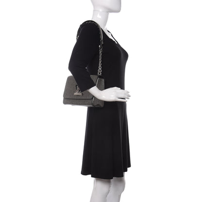 Louis Vuitton Epi Twist Shoulder Bag MM Platine 2 of 9
