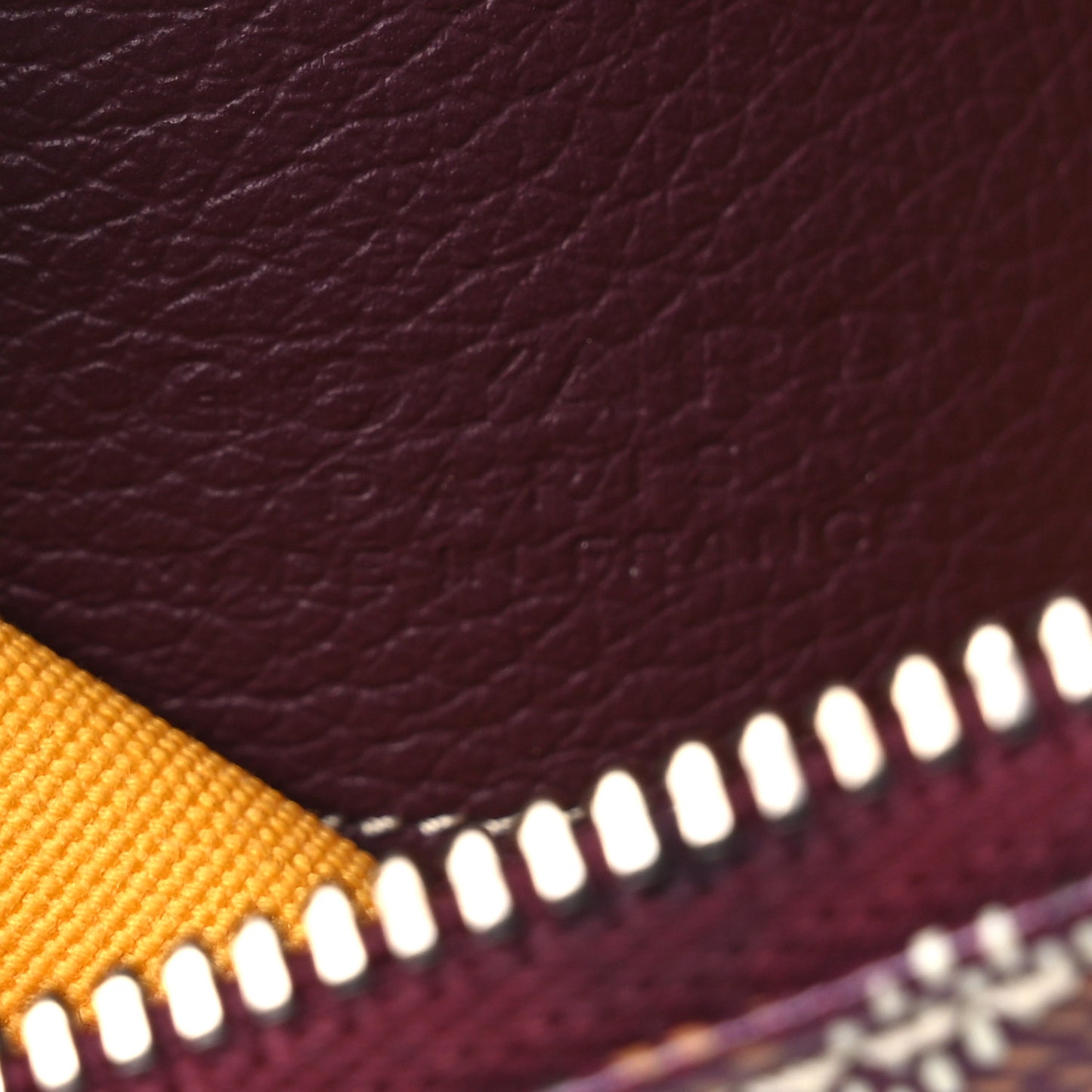 Goyardine Mini Senat Pochette Burgundy