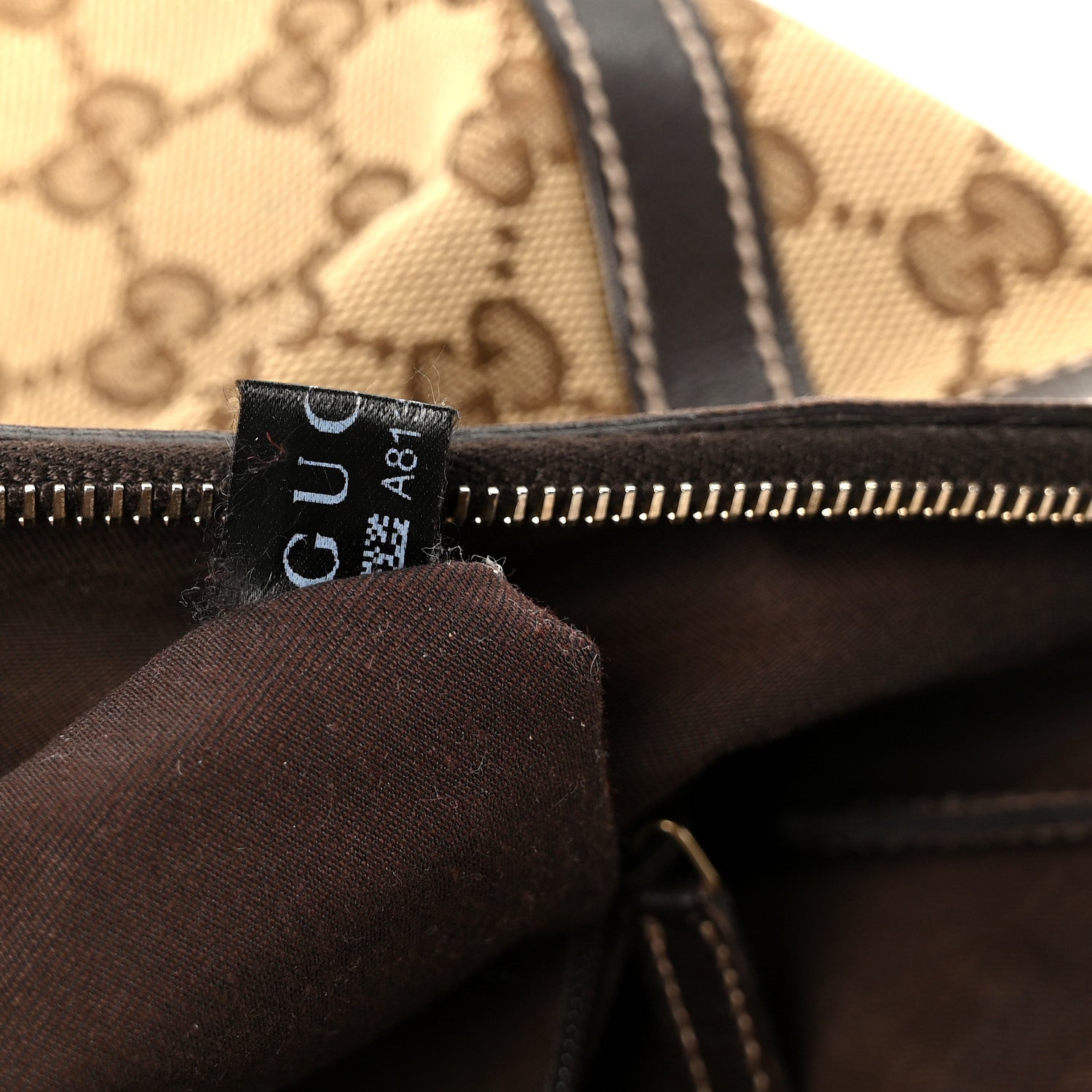 Gucci Monogram Small D Gold Ring Messenger Dark Brown 8 of 11