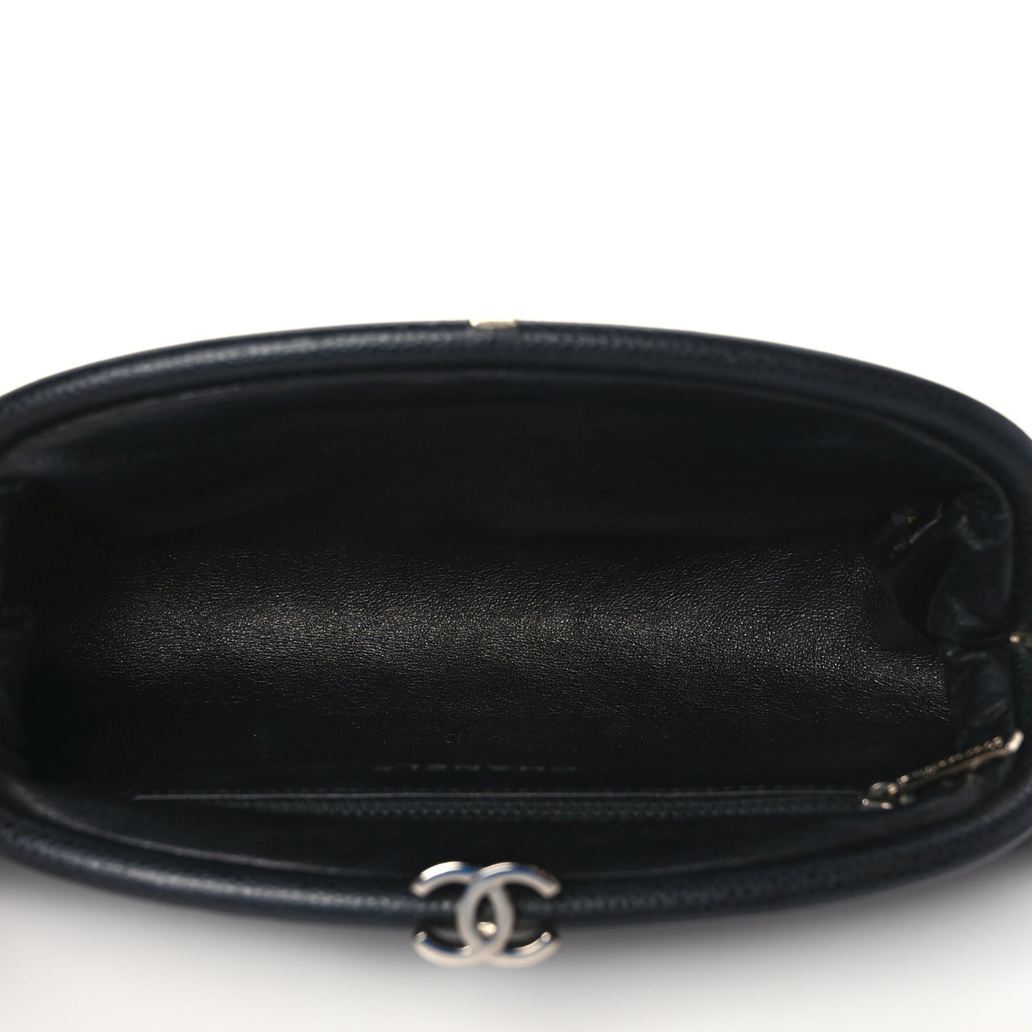 Caviar Quilted Timeless Clutch Black
