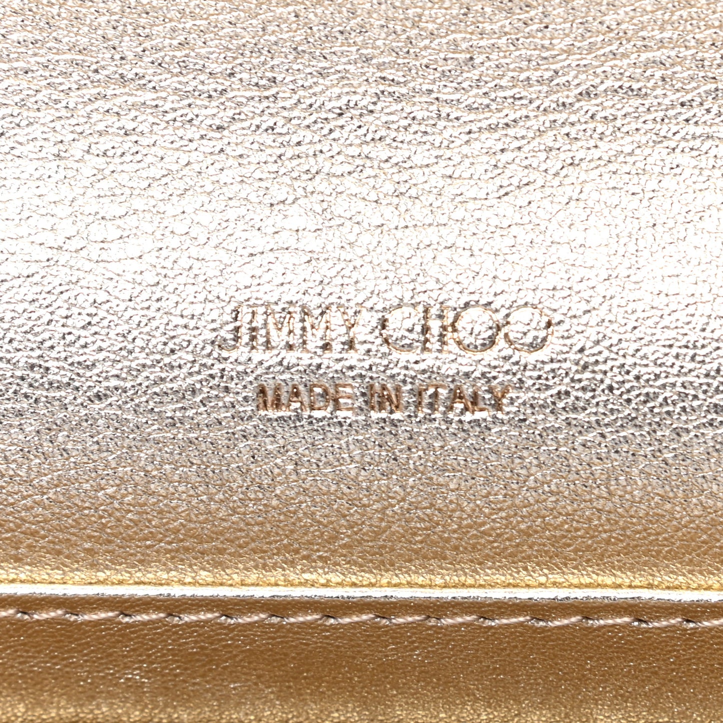 Glitter Fabric Milla Clutch Champagne