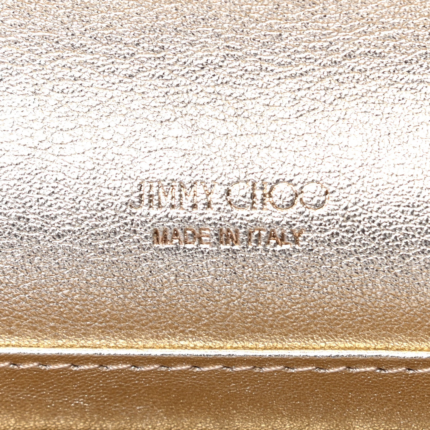 Jimmy Choo Glitter Fabric Milla Clutch Champagne 6 of 10