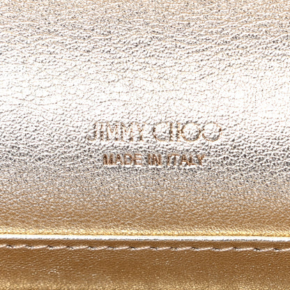 Jimmy Choo Glitter Fabric Milla Clutch Champagne 6 of 10