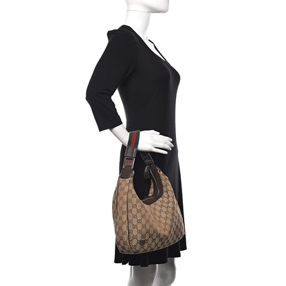 Gucci Monogram Medium Pop Hobo Dark Brown 2 of 16