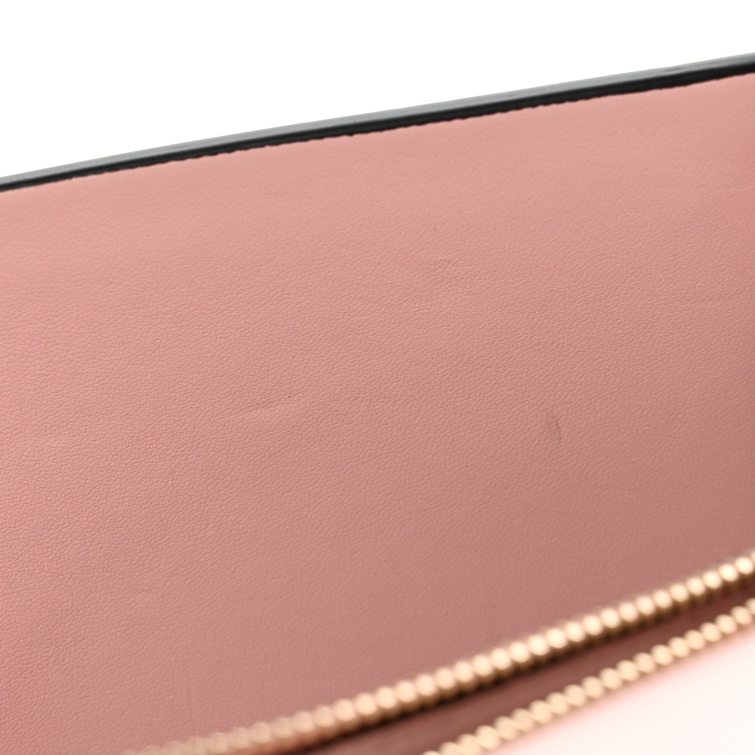 Valentino Garavani Metallic Calfskin Rockstud Side Slip Wristlet Clutch Gold 12 of 12