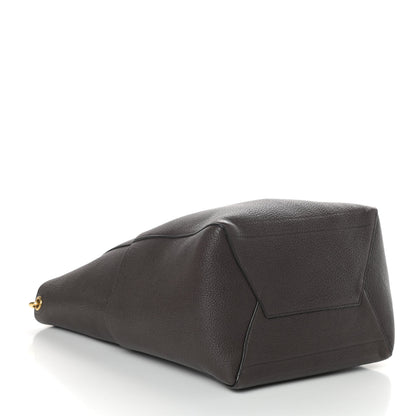 Celine Soft Grained Calfskin Sangle Bucket Bag Ecorce 4 of 9