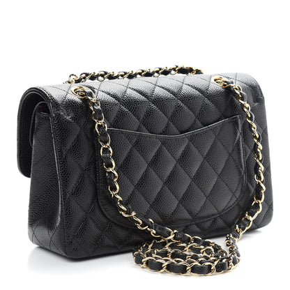 Chanel Caviar Quilted Small Double Flap Black 3 of 9
