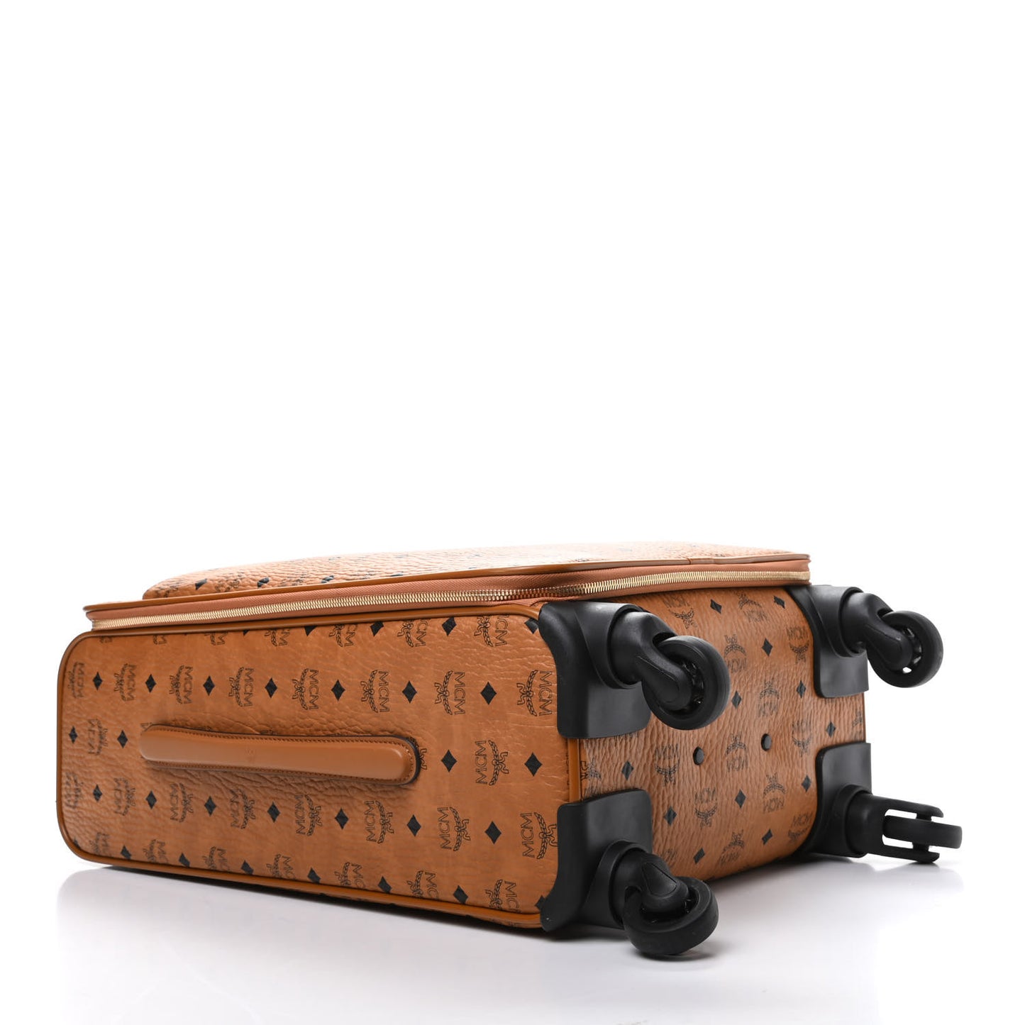 Visetos Small Traveler Cabin Trolley Suitcase Cognac