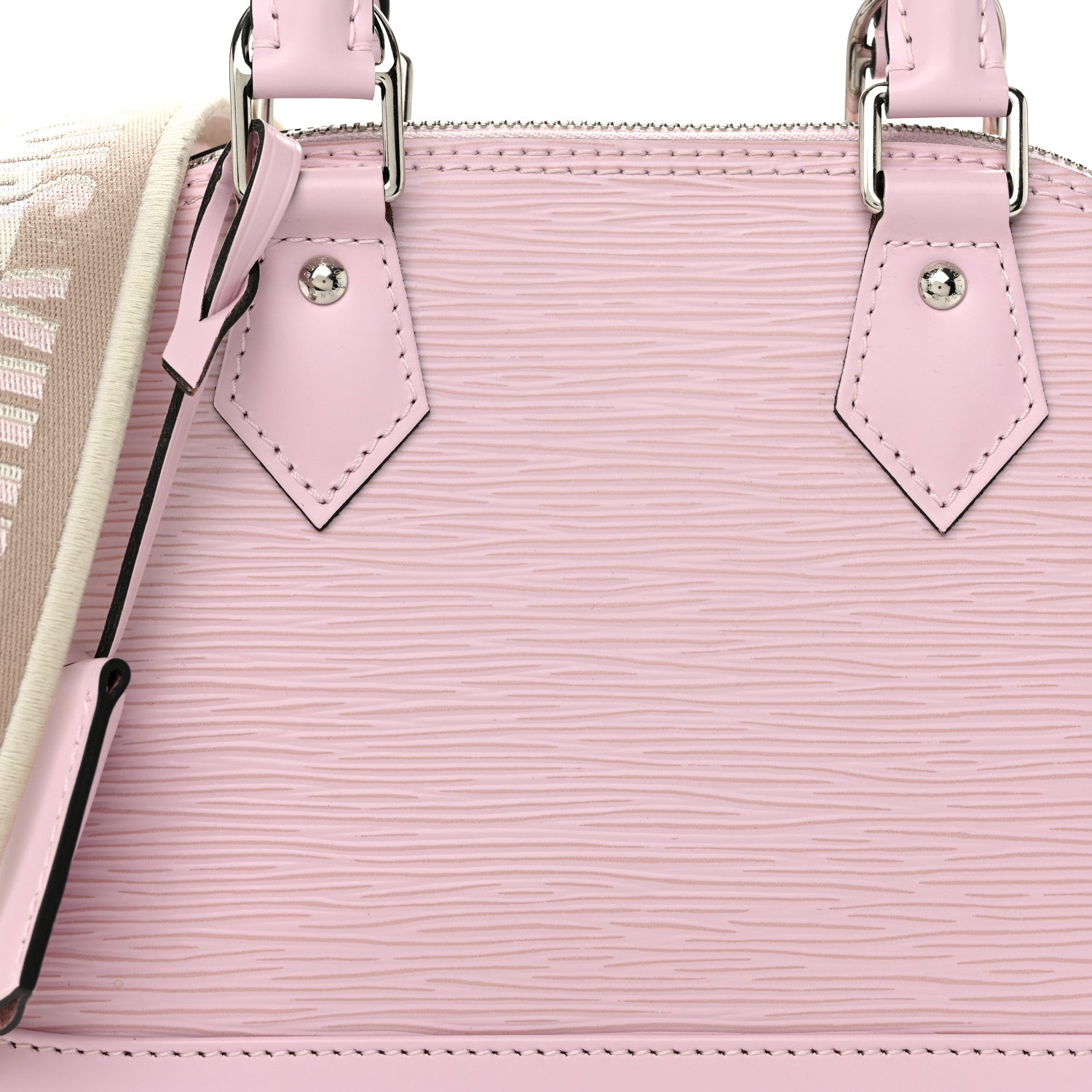 Louis Vuitton Epi Jacquard Alma BB Guimauve 7 of 10