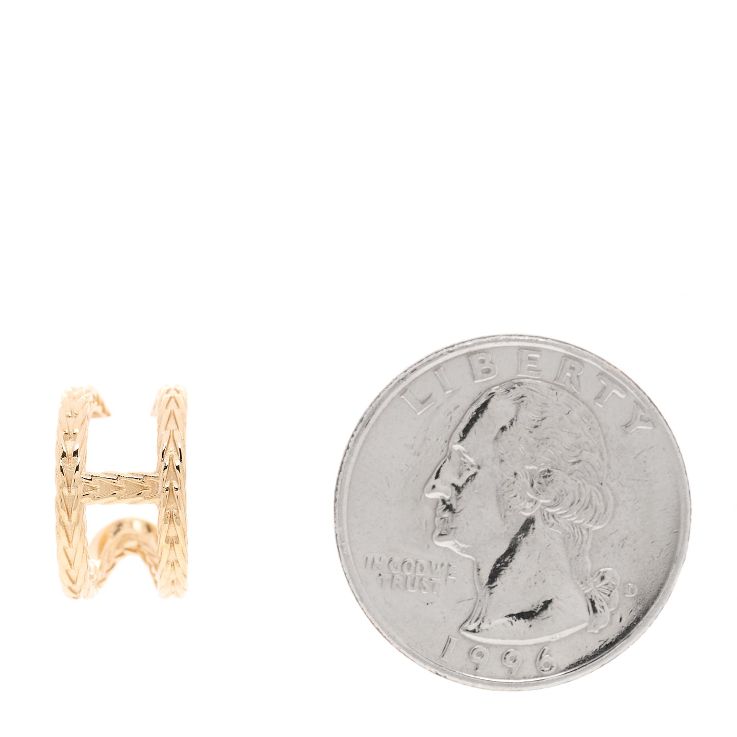 18K Yellow Gold Chaine d'ancre Danae Single Ear Cuff Earring