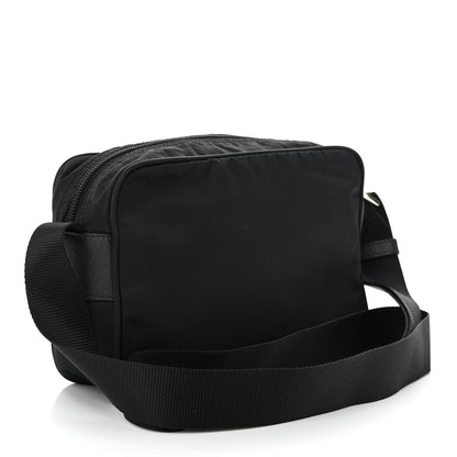 Prada Tessuto Nylon Triangle Shoulder Bag Black 3 of 10