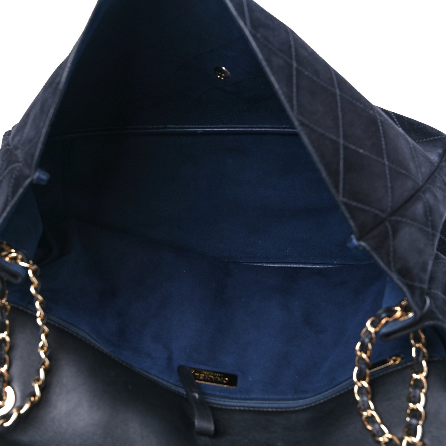 x Pharrell Williams Suede Lambskin XXL Flap Bag Black