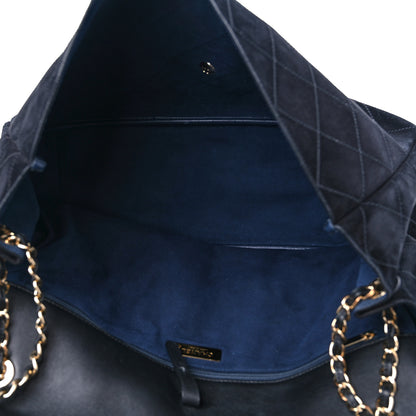 Chanel x Pharrell Williams Suede Lambskin XXL Flap Bag Black 5 of 18