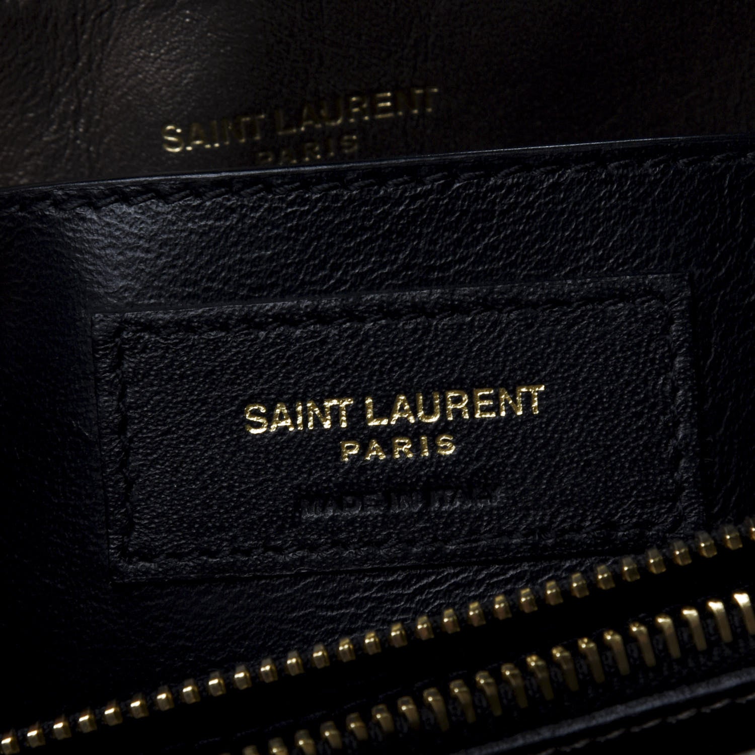 Saint Laurent Metallic Calfskin Y Quilted Monogram Small Loulou Chain Satchel Brown Metallic 10 of 11