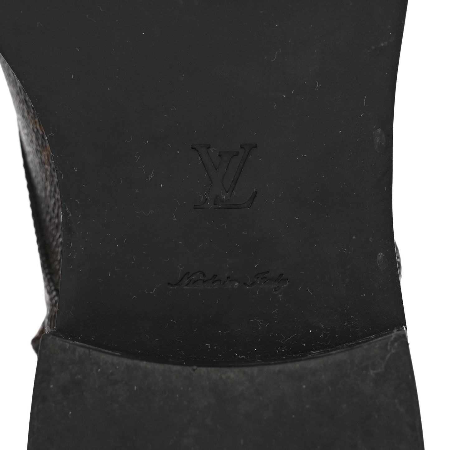 Calfskin Monogram Wonderland Flat Ranger Boots 36 Black