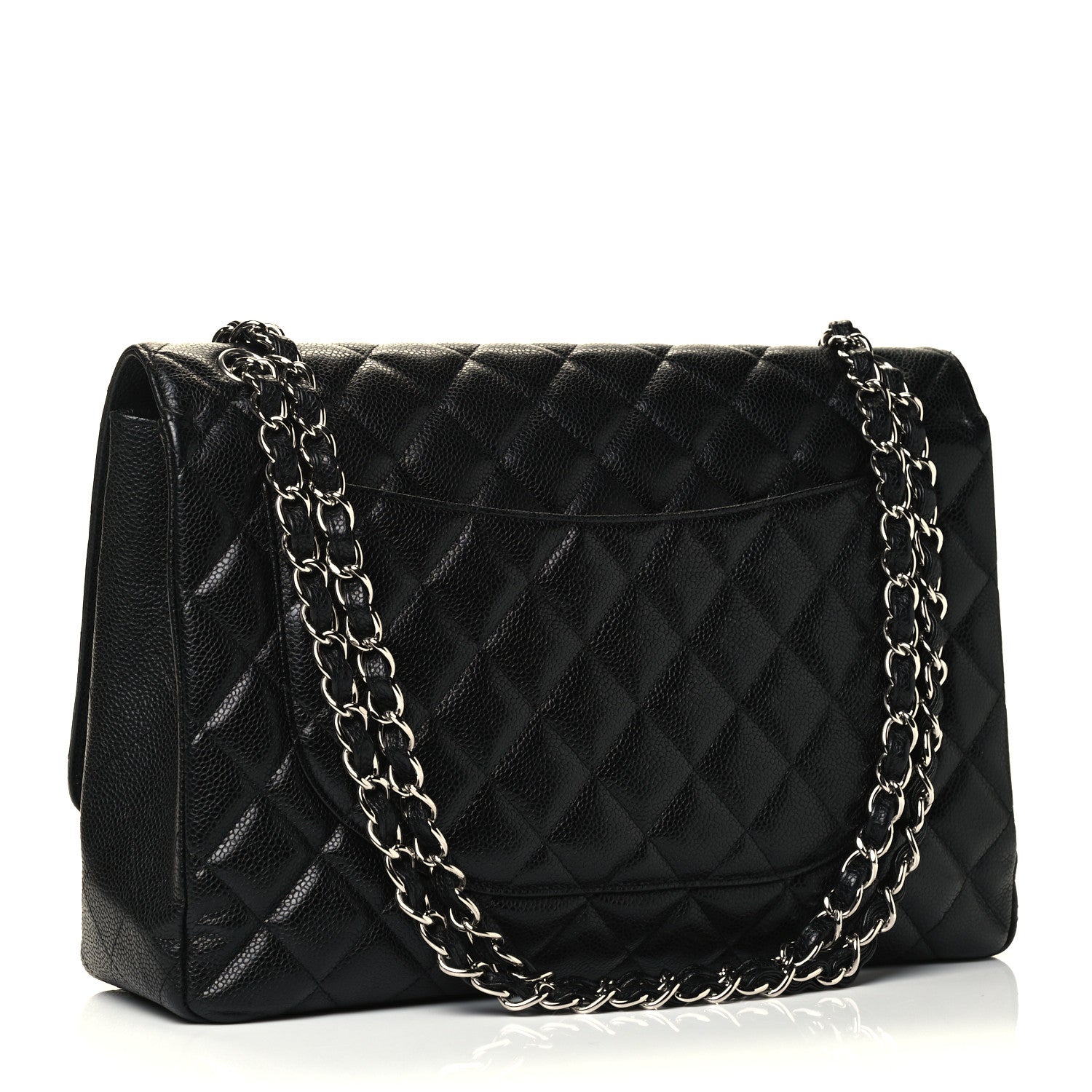 Chanel Caviar Quilted Maxi Single Flap Black 2 of 4