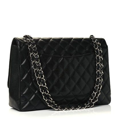Chanel Caviar Quilted Maxi Single Flap Black 2 of 4