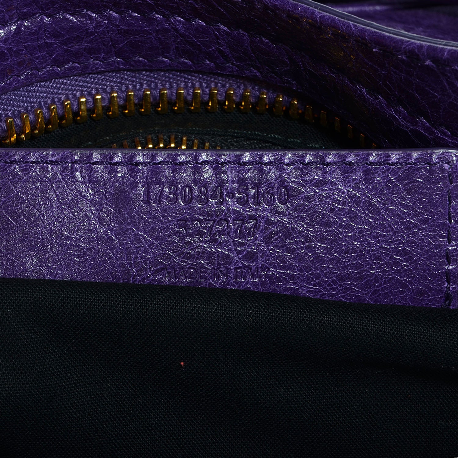 Balenciaga Agneau Giant 21 Gold Hardware City Dark Violet 9 of 11
