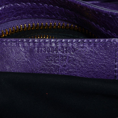 Balenciaga Agneau Giant 21 Gold Hardware City Dark Violet 9 of 11