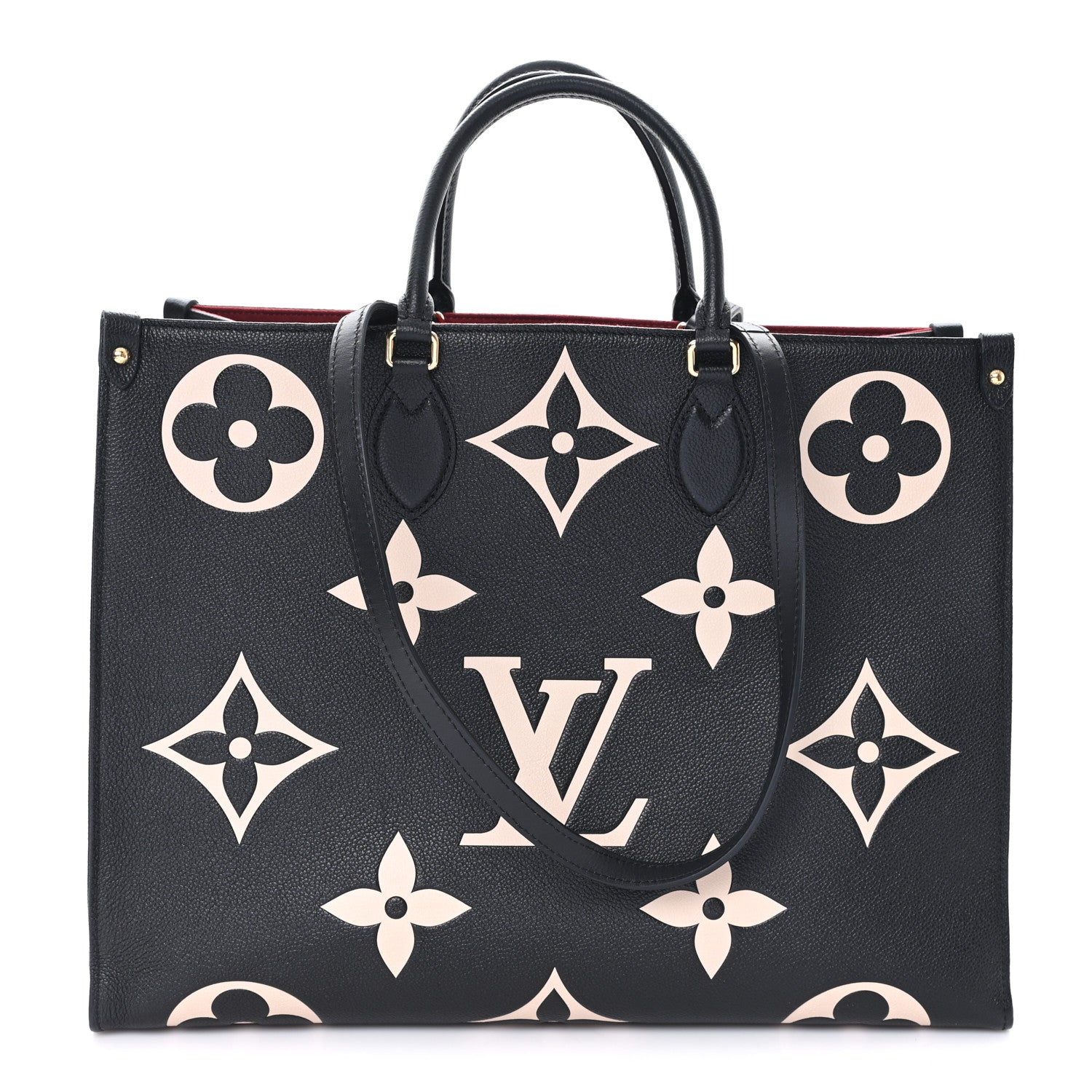 Louis Vuitton Empreinte Monogram Giant Onthego GM Black Beige 1 of 9