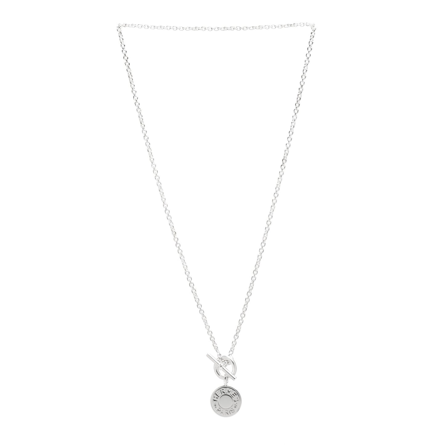 Sterling Silver Mini Clou de Selle Charm Pendant Necklace