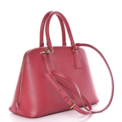 Prada Saffiano Lux Medium Promenade Tote Peonia 3 of 20